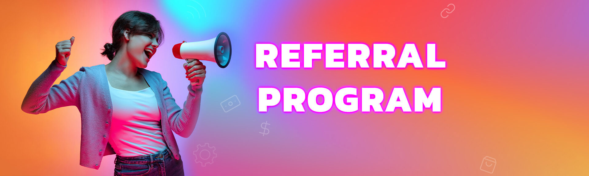 Referral program banner